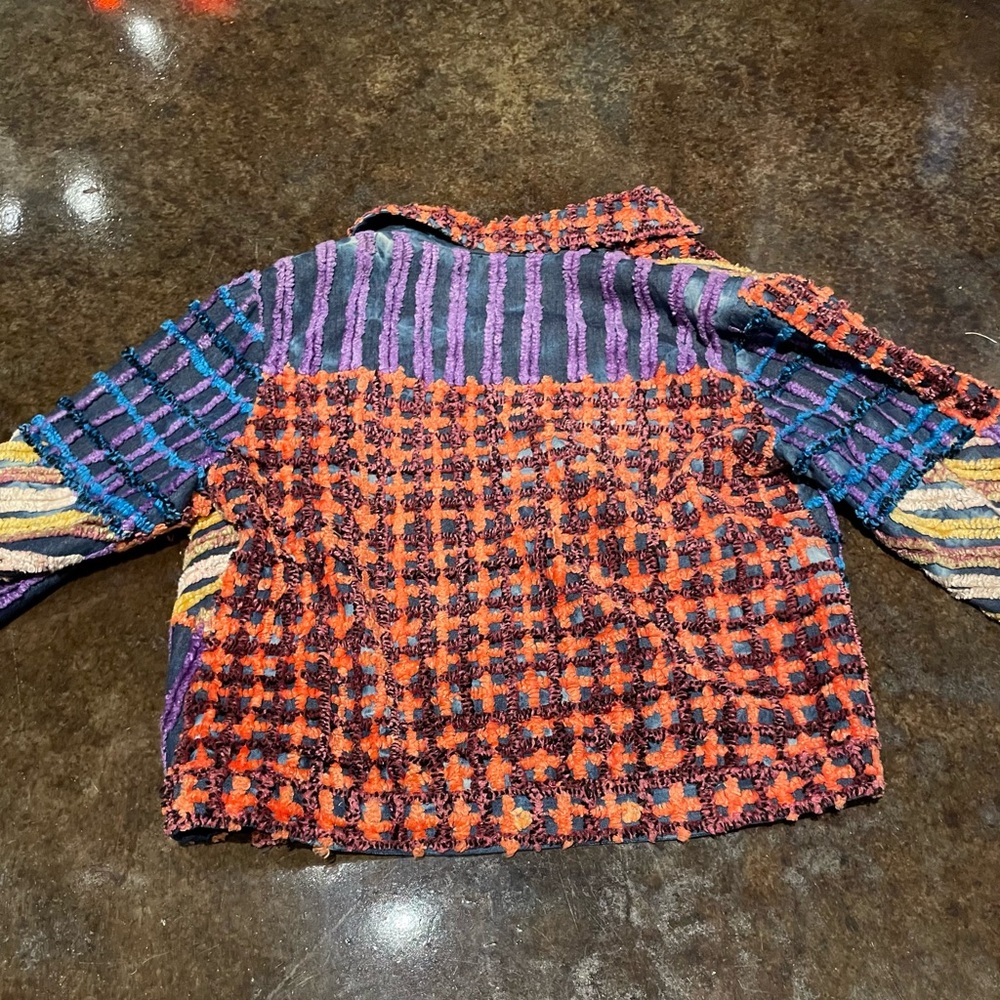 Vintage Patchwork Jacket Sandy Starkman - image 8